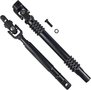 GaeaAuto Upper & Lower Intermediate Steering Shaft Column fit for 1999-2006 Chevy Silverado Avalanche Suburban GMC Sierra Cadillac Escalade Yukon Replace Part # 25958109, 19329330