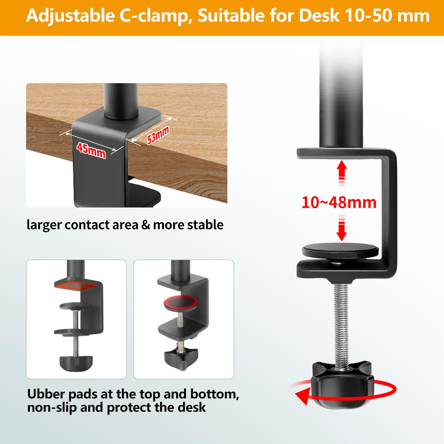 Supporto Da Tavolo SmallRig Regolabile - Per Fotocamera, Luce Anulare E Smartphone - Foto 8