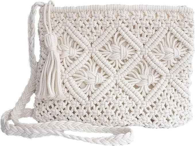 See full amazon price history chart for Saaz Shopping Bag Tote Cotton Women Macrame Shoulder Bag, Knitting Handmade Weaving Handbag, Simple Hollow Beach Bag,White Saaz Shopping Bag Tote Cotton Women Macrame Shoulder Bag, Knitting Handmade Weaving Handbag, Simple Hollow Beach Bag,White (B0DDJK5XD3) Amazon Price History, Amazon Price Tracker