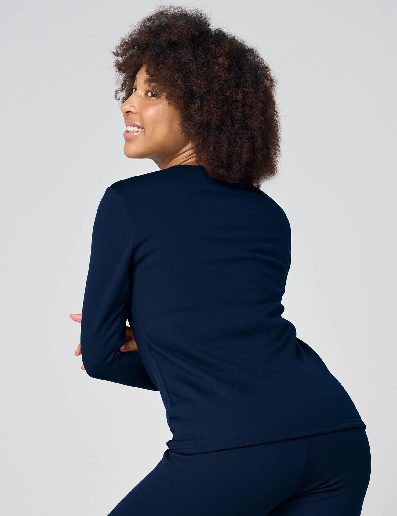 LAPASA Pacco da 2 o 1 Maglia Termica Donna Manica Lunga Fodera in Micro Pile - Pigiama Abbigliamento Intimo Canottiera Calda Elegante Elastica Traspirante Sportiva L15/L39/L42