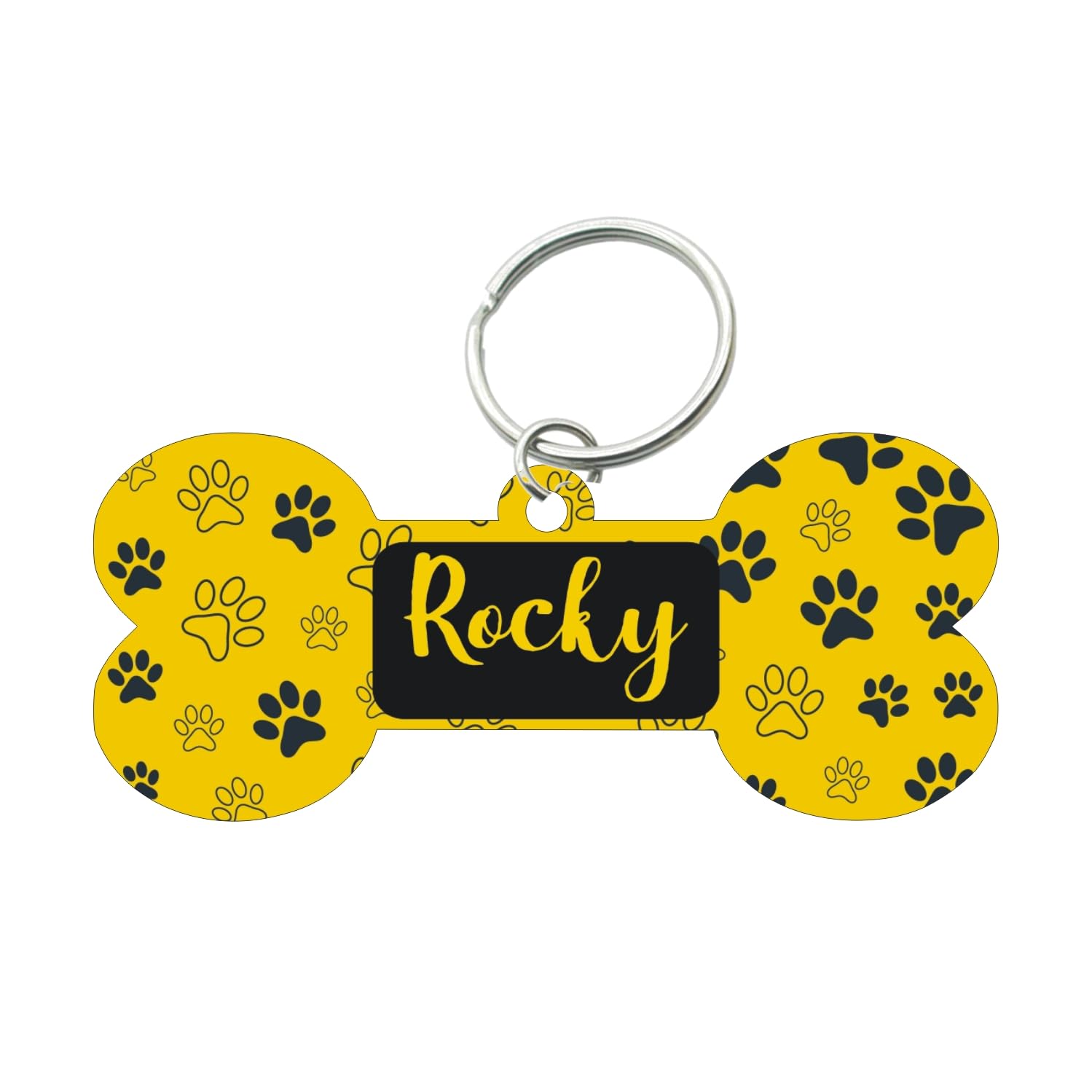 Gifts Bucket Dog Tag Collar Locket/Pendant for Dogs & Puppy Pet Tags Name, 1 Count - Rocky | Dog Bone Shape Puppy Dog Tags (B0CLHH3PNL) Amazon Price History, Amazon Price Tracker