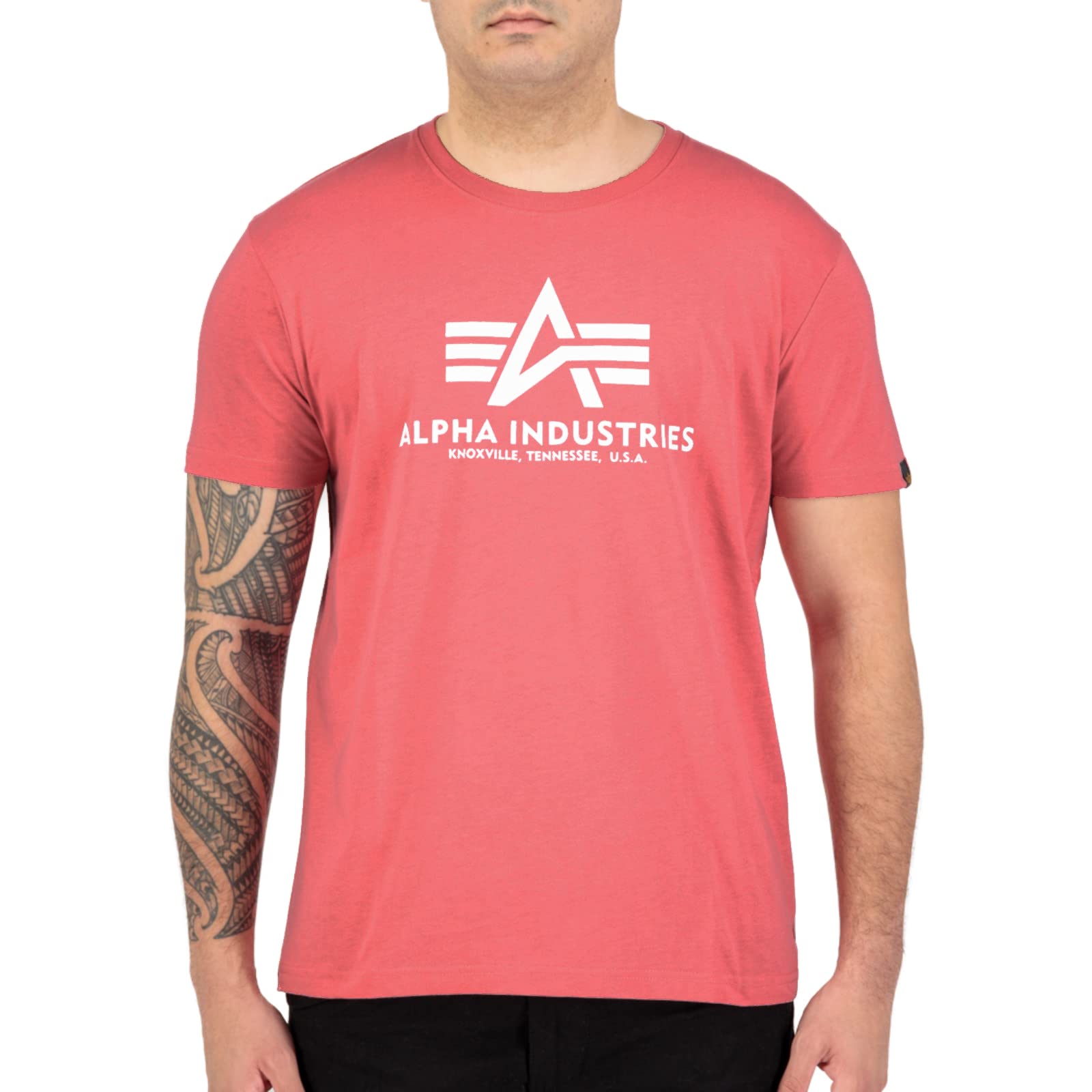 ALPHA INDUSTRIESMen's Basic Short Sleeve T-Shirt