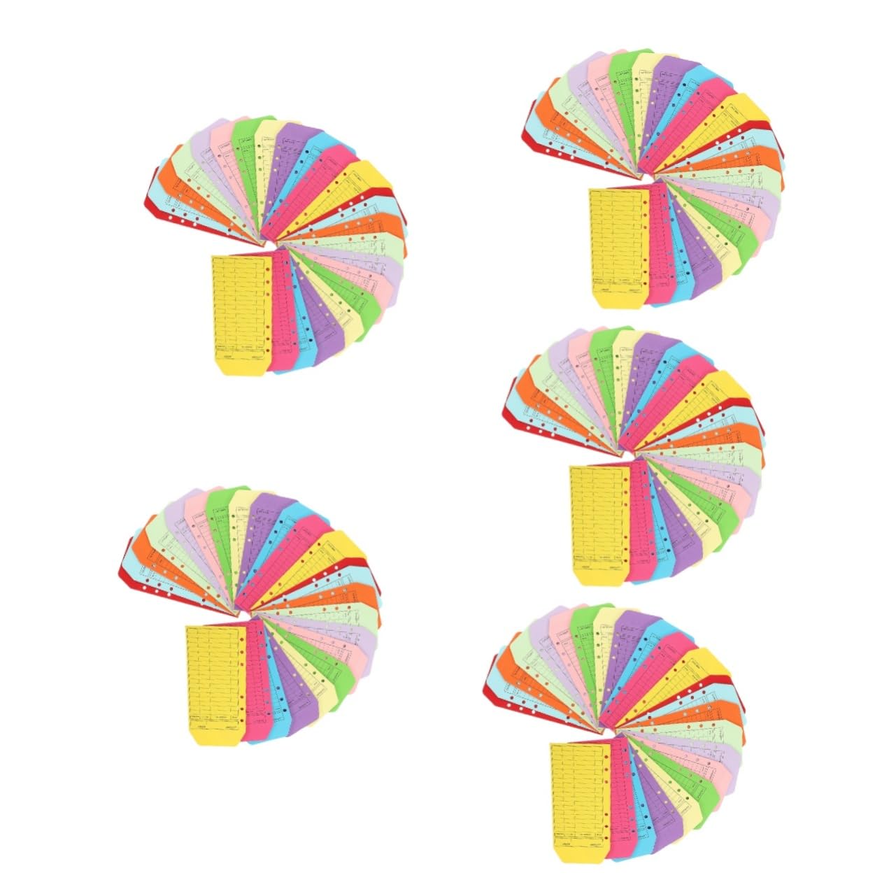 Artibetter 5 Ensembles Ensemble D'enveloppe Kraft Coloré Économiser Des Enveloppes Pour De L'argent Mariage Clé Fournir Lâche Enveloppes De Classeur Bancaires Papier Pièces * 5