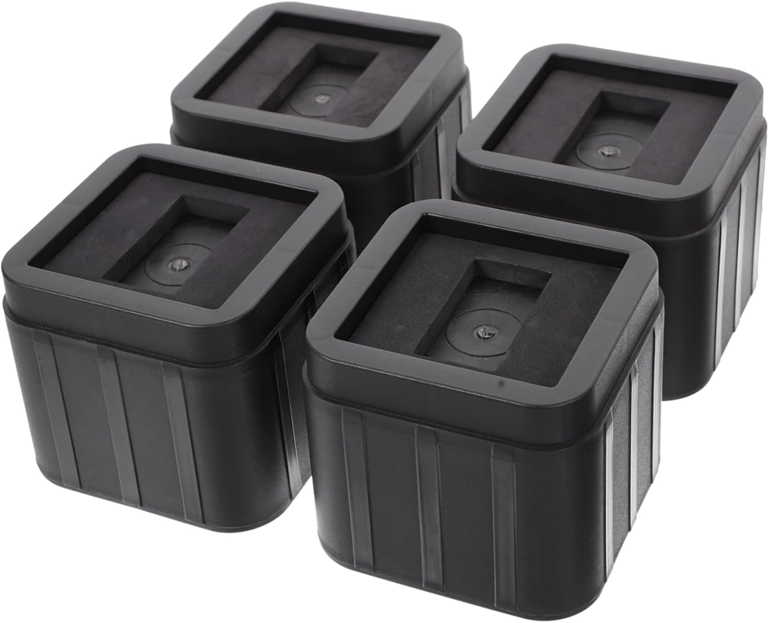 4sets Furniture Risers Furniture Pads for Hardwood Floors Chair Leg Floor Protectors Feet