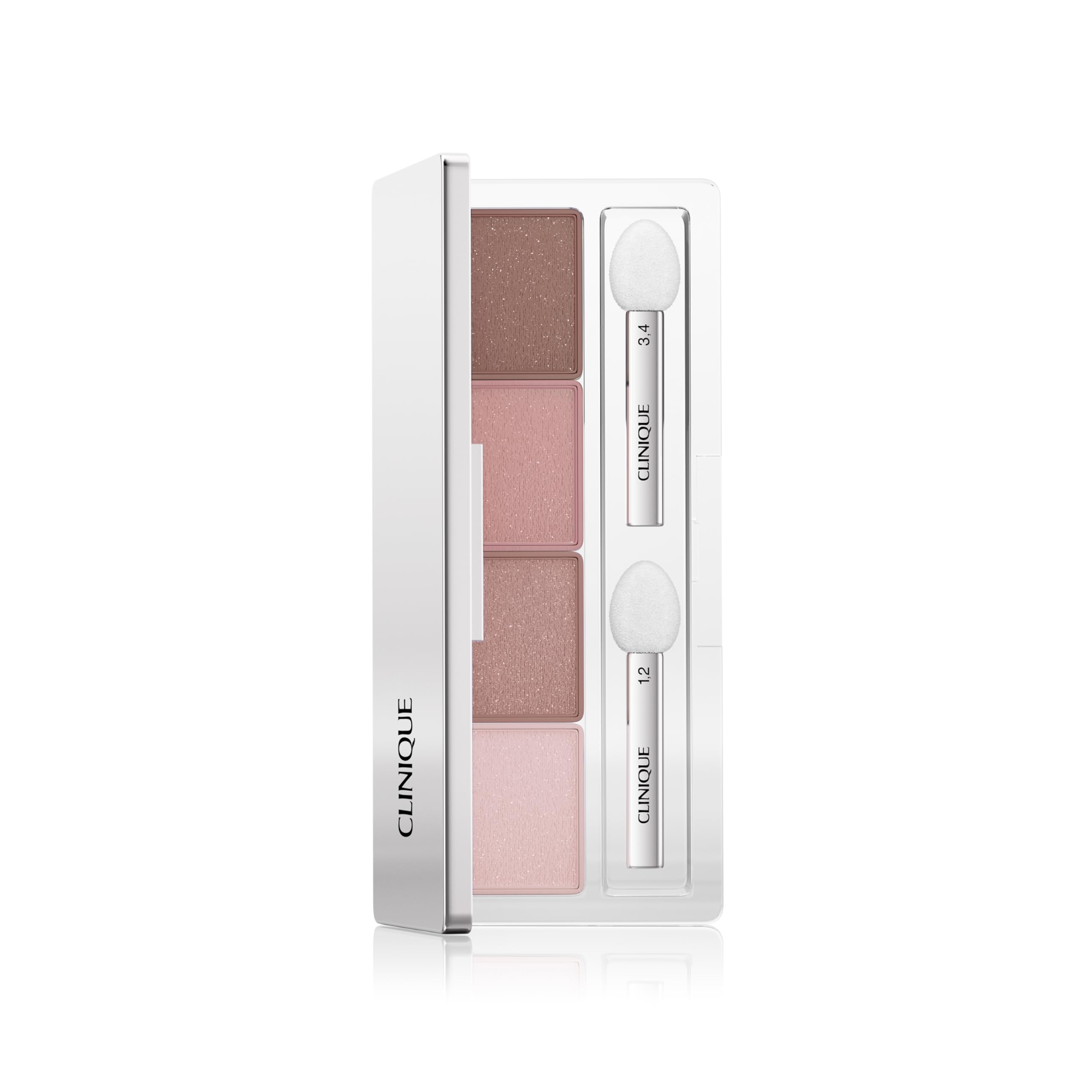 Clinique All About Shadow Palette d'Ombres à Paupières 4 couleurs | Longue Tenue, Ne File Pas, Ne S'Estompe Pas + Convient aux Yeux Sensibles