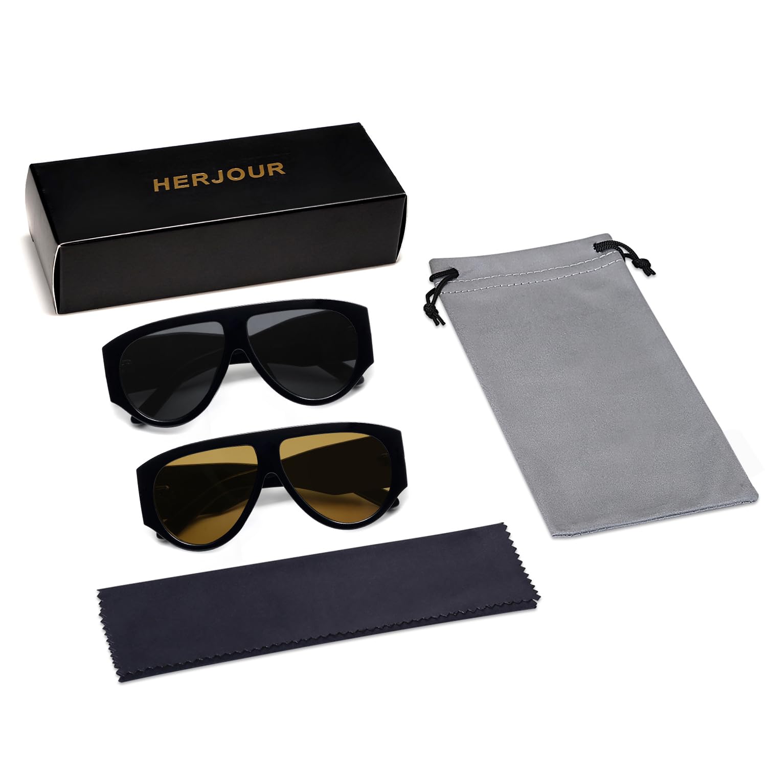 AR82227 - Gafas de sol de aviador retro de gran tamaño para mujer y hombre, estilo clásico de los años 70