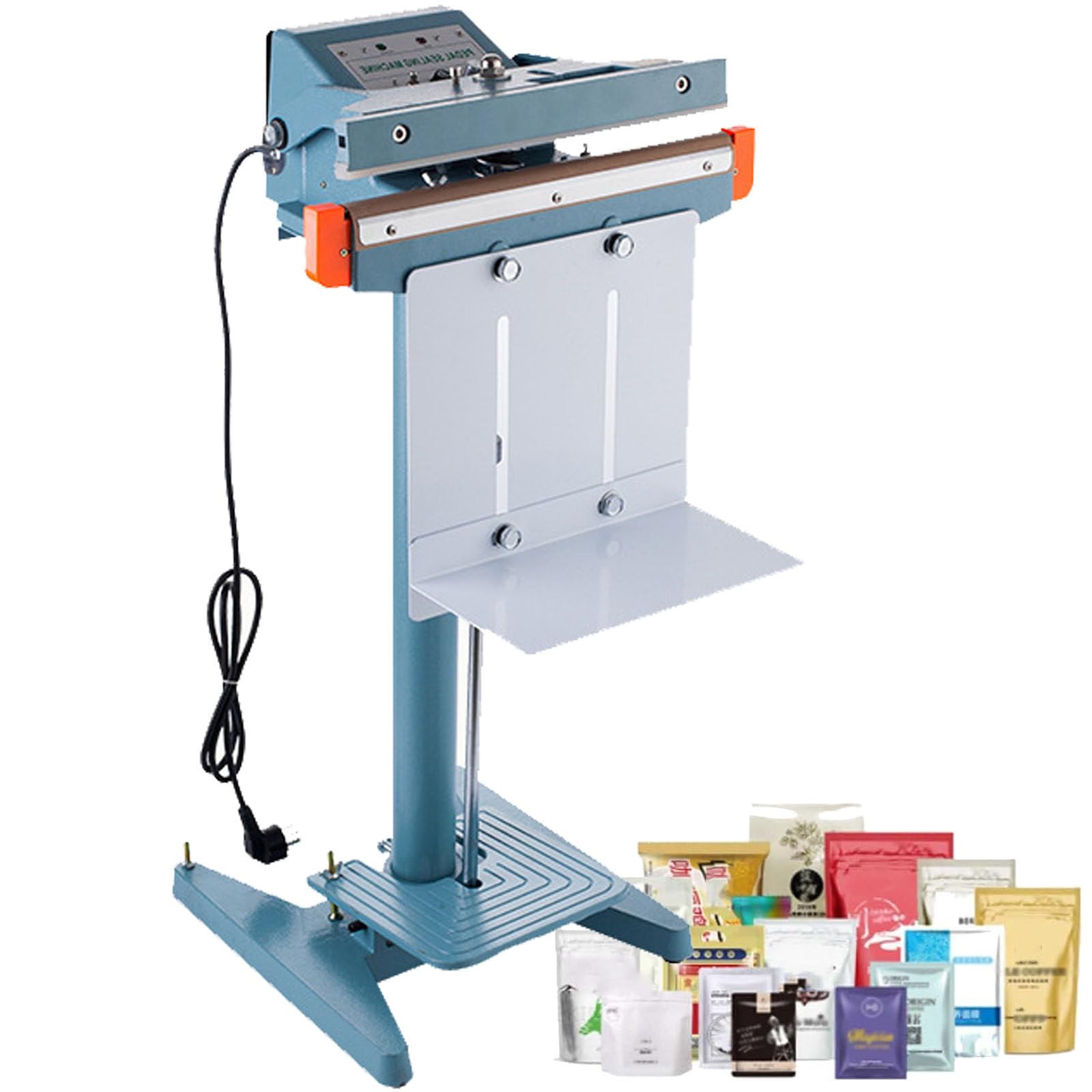 AYCDL Foot Pedal Heat Sealing Machine,Commercial Heat Bag Sealing Machine, Plastic Bag Sealer Machine,for PVC Bags Films