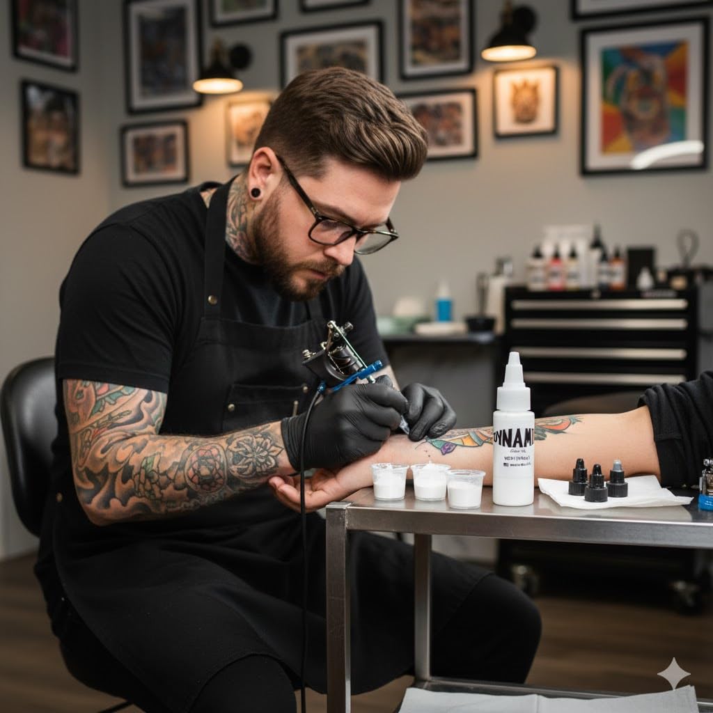 Dynamic Tattoo Ink White (1oz 2