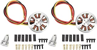 RC Brushless Motor, 2pcs 5010 360KV RC Aircraft Brushless Motor Multi Axes Aircraft Motor for RC Quadcopter Multicopter Drone
