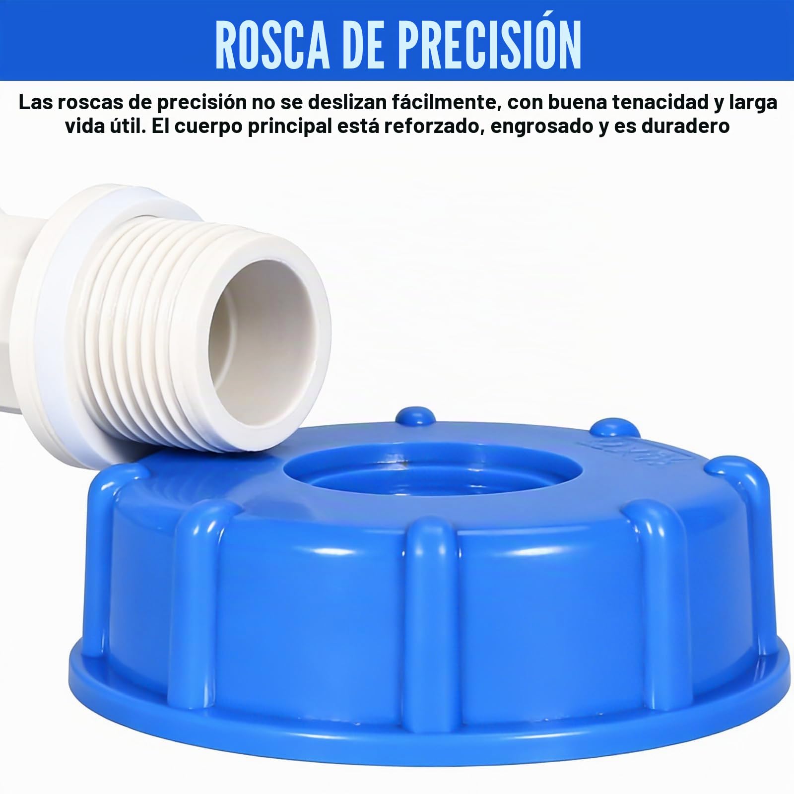 6 grifos dosificadores, bidón con conexión roscada, bidón para recipiente de 15 – 60 L, grifo dosificador a prueba de fugas para llenado de agua potable, cocina, comercio, agricultura