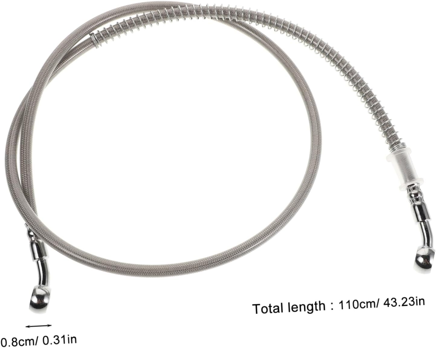 Zerodeko Motorcycle Brake Line Hydraulic Brake Line Oil Hose High-temperature Resistance Oil Hose Fitting