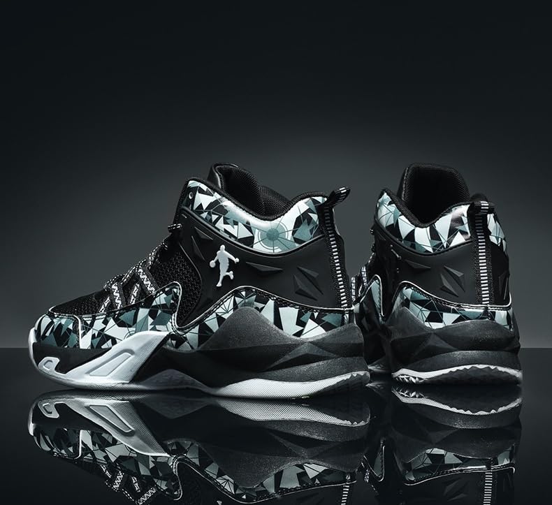 Botas de baloncesto resistentes al desgaste que evitan resbalones en entrenamientos 3