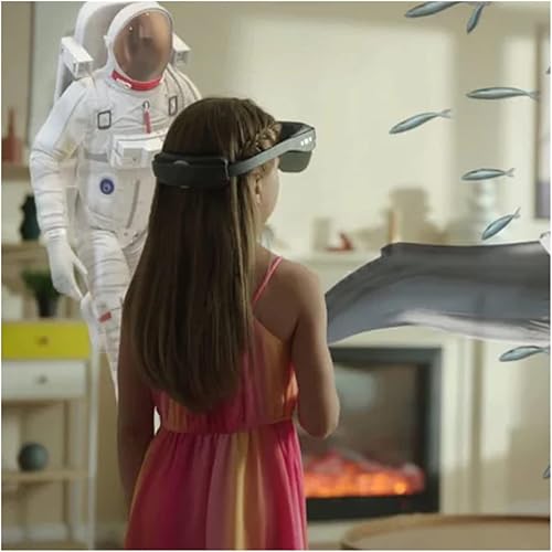 Miniatura 6 de RIPIAN vr Glasses AR VR Auriculares Smart Glasses Control Identificación 3D VR Gafas (Color  Lead Pro)