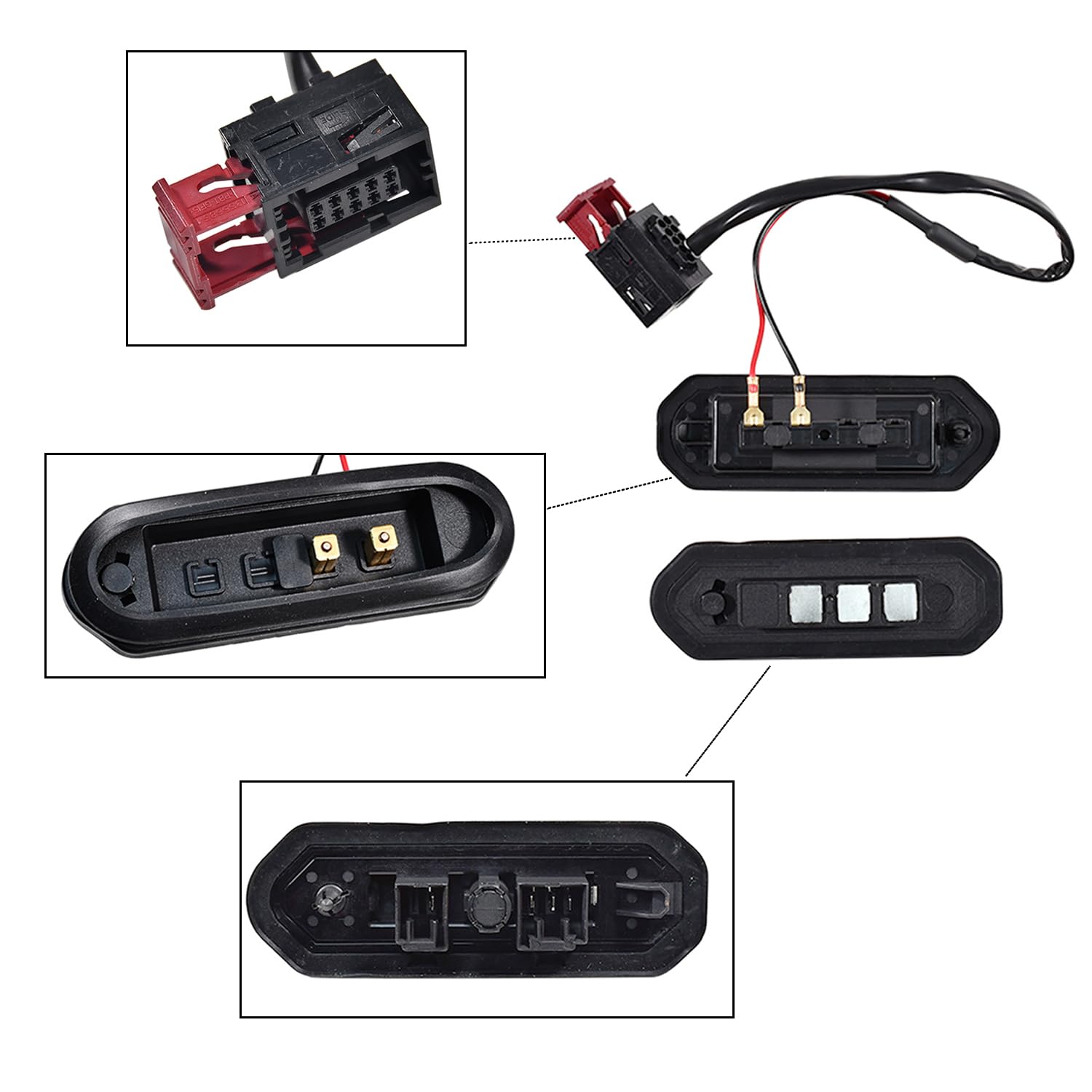 Interruttore di contatto scorrevole per porta scorrevole laterale compatibile con Ducato III Citroen Jumper Boxer 1348483080