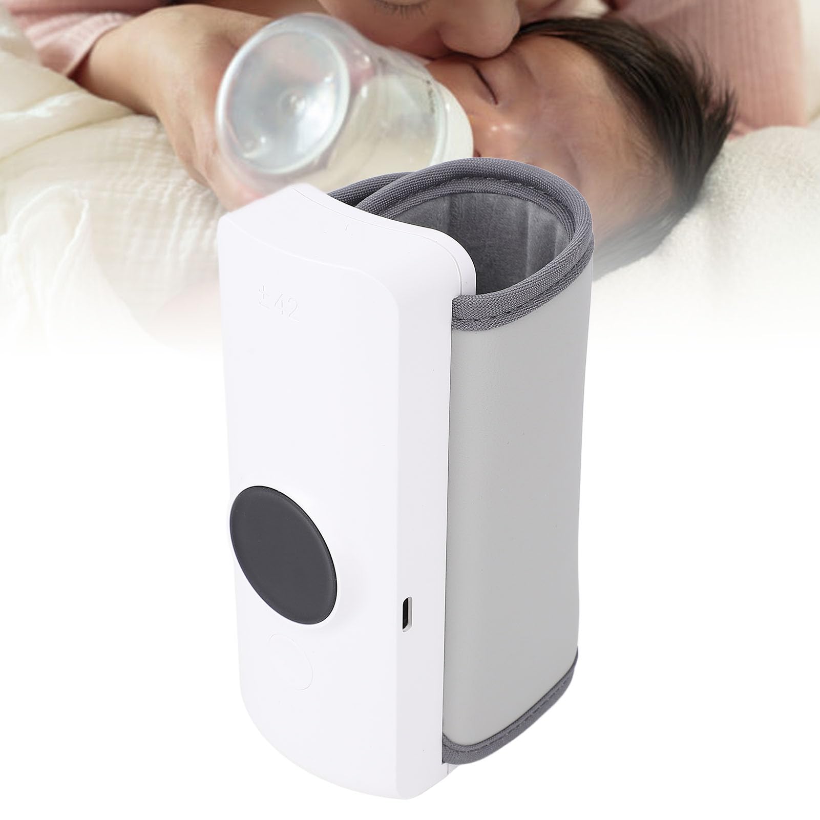 Generic Calentador de Biberones Portátil, Calentamiento Rápido para Biberones de viaje: Diseño Universal Conveniente, Control de Temperatura Inteligente para Padres en Movimiento