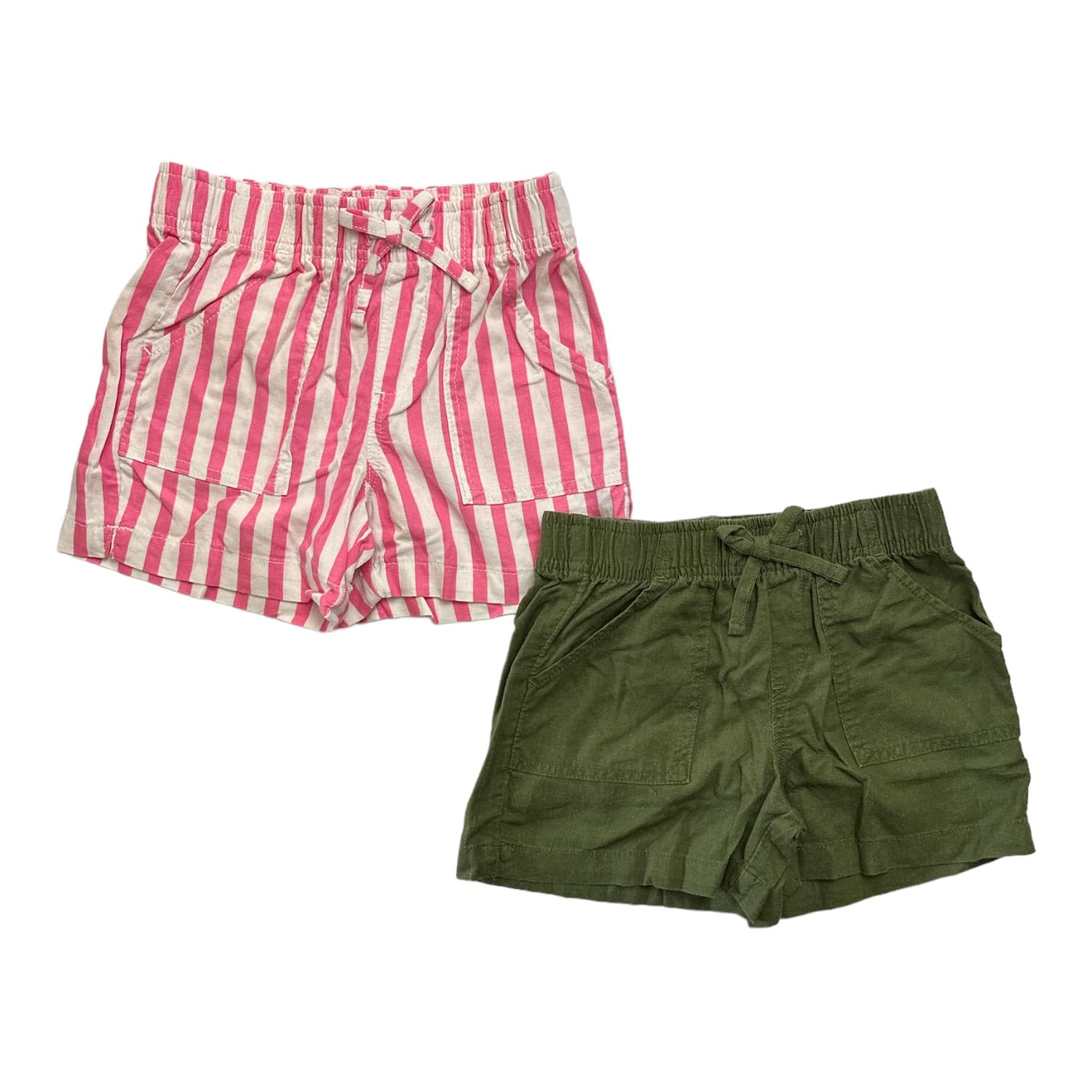 Member's Mark Girl's 2Pack Elastic Waistband PullOn Shorts 10 Sea