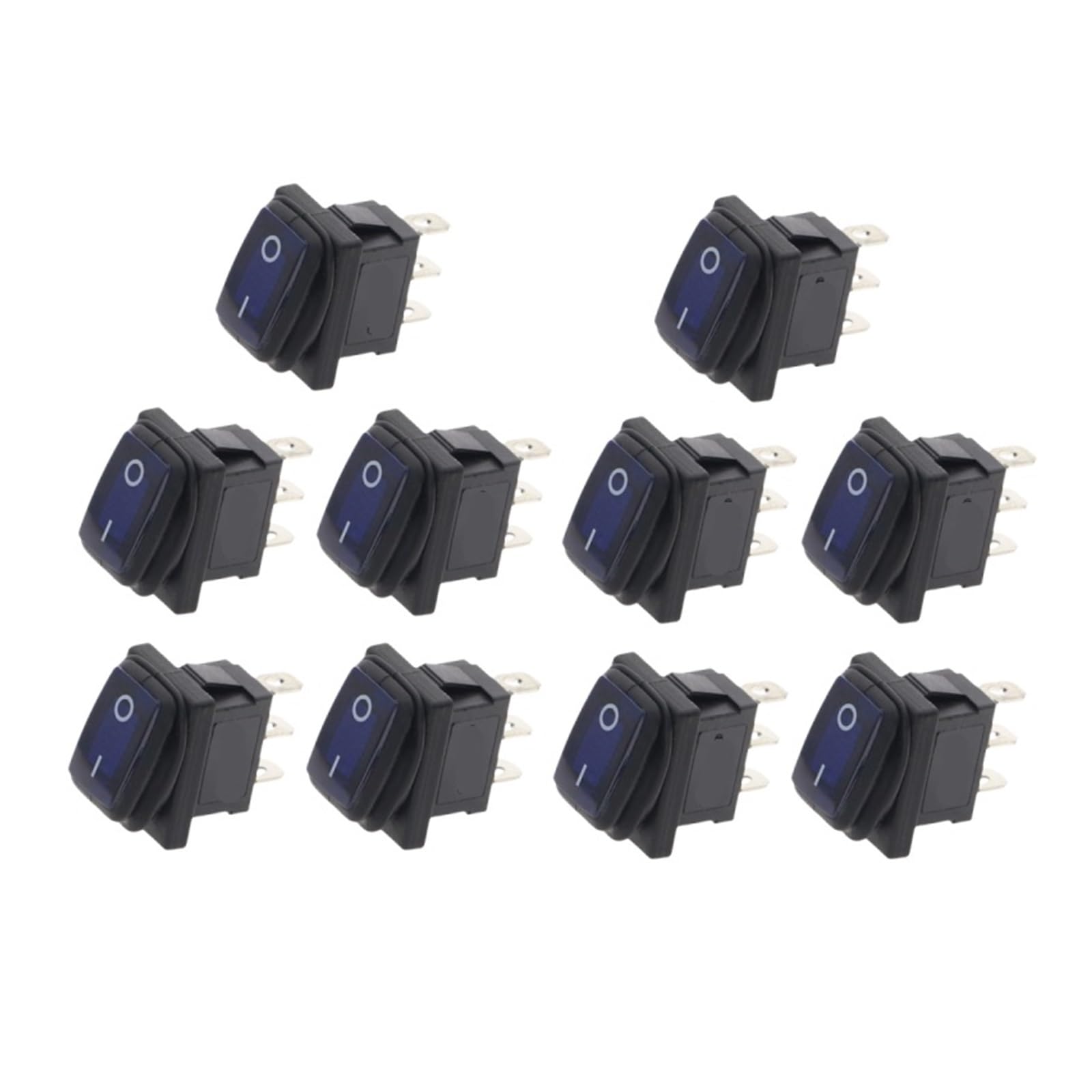 Interruptor KCD1 12V para sustituir botones rotos en paneles eléctricos 8