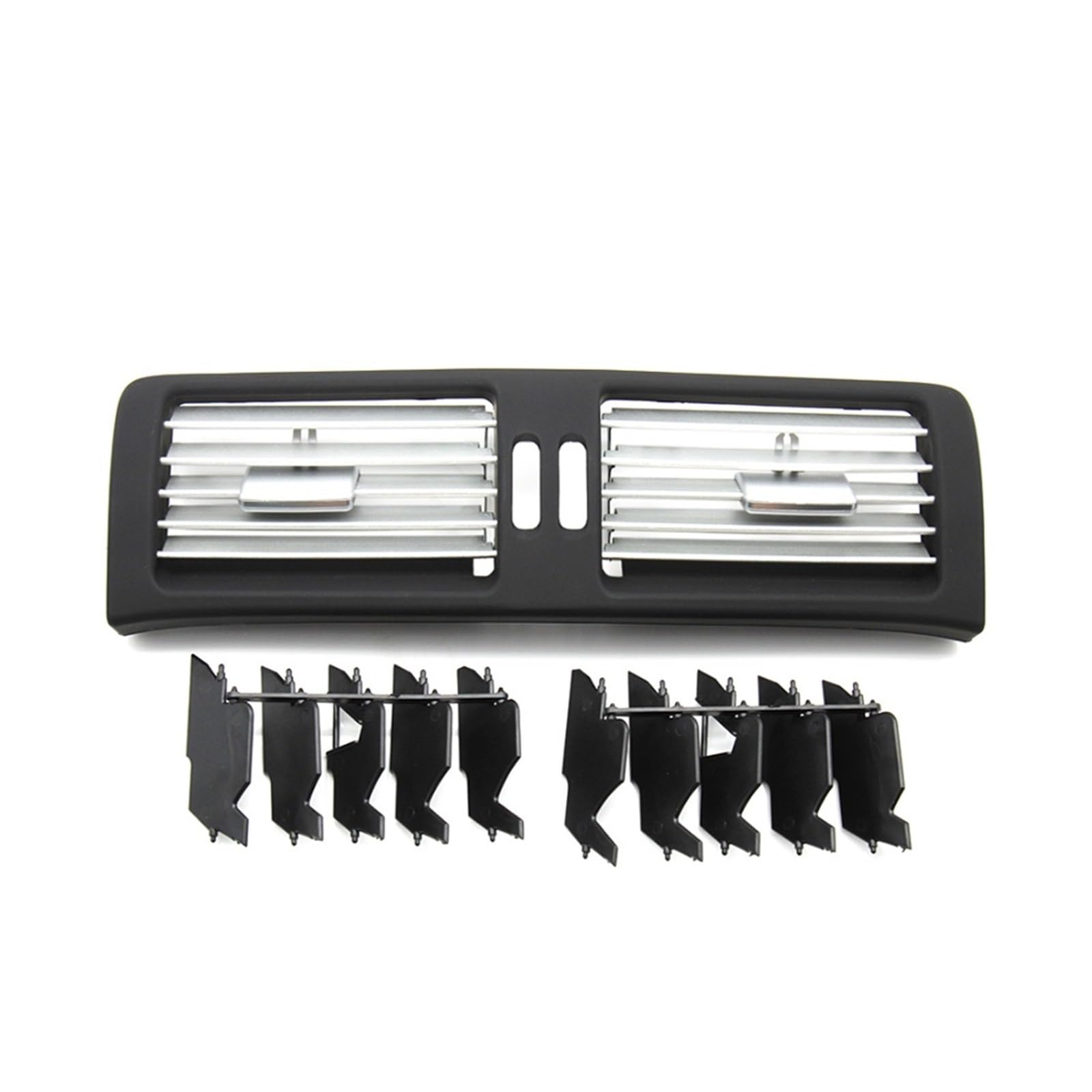 Panel wylotowy kratki wentylacyjnej klimatyzacji samochodowej, pasujący do Mercedesa-Benz W251 R Class R300 R320 R350 R400 R500 Klamra nawiewu klimatyzacji samochodowej(Model B Black)