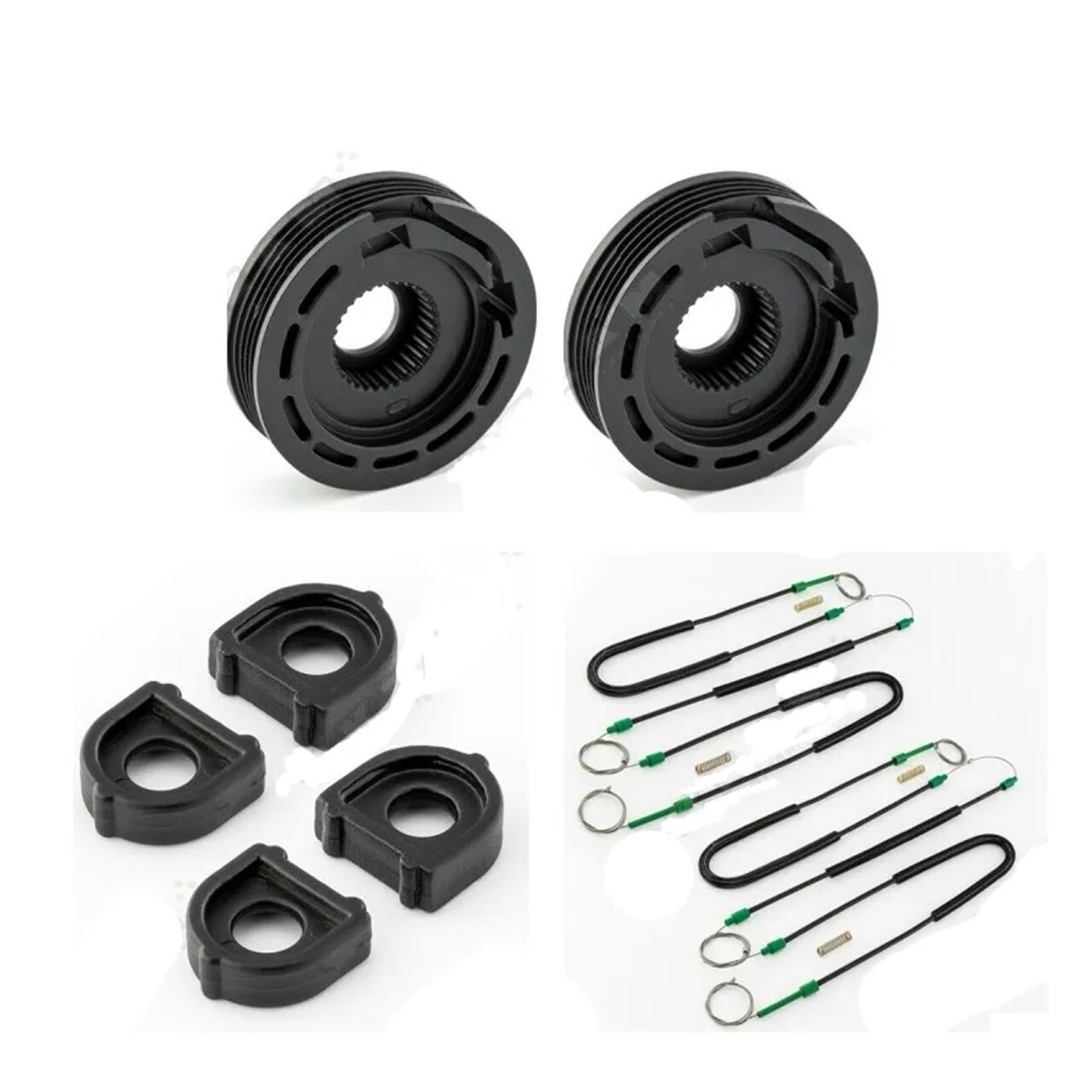 Lhdktee Window Regulator Repair KIT Front Left & Right for Peugeot 306 for CABRIOLET 1994-2002 Car Window Handle