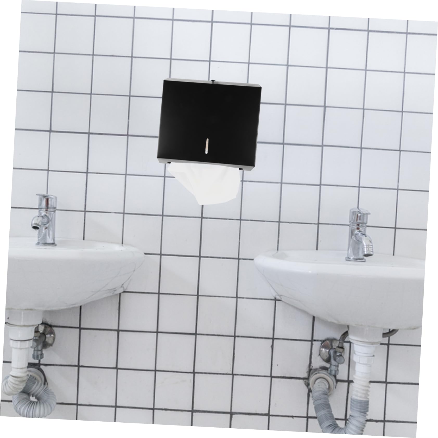 1 Pc Toallero De Papel Toalla De Mano Rejilla para Pañuelos De Acero Inoxidable Dispensadores De Papel Higiénico Dispensadores De Toallas De Papel Pañuelos Papel Comercial