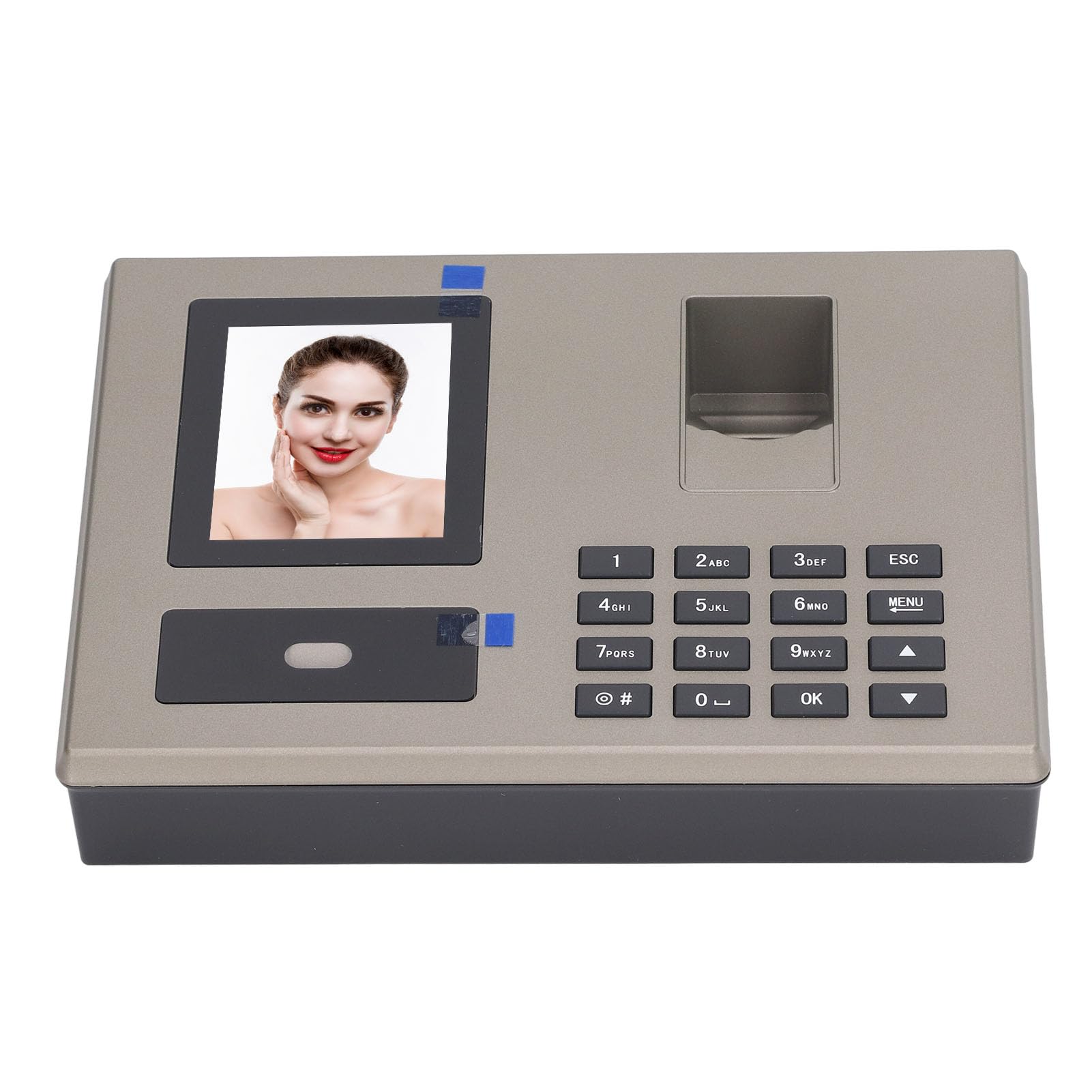 Employee Attendance Machine Fingerprint Biometric Face Recognition Time Card PIN Punching 100?240V (US Plug)