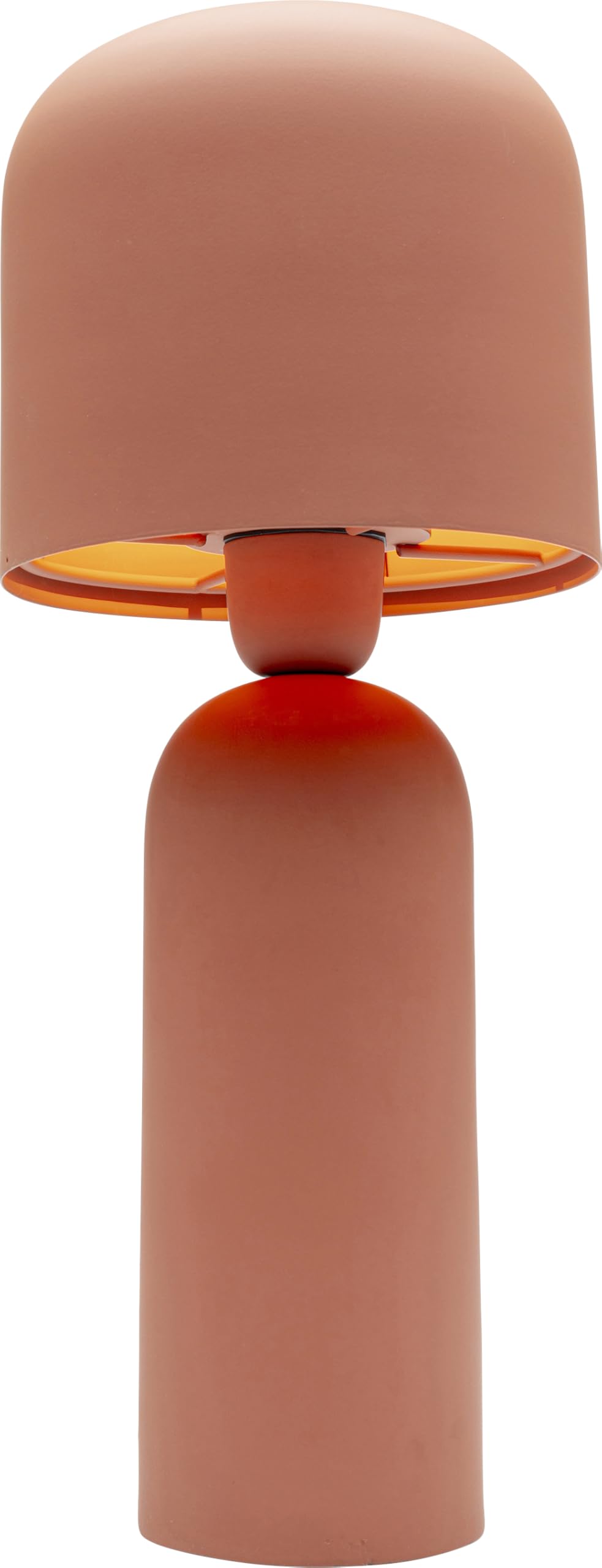 Kare Design Table Lamp Maya, Red, Steel, Bedside Lamp, Elegant Lighting, Room Decor, Bedroom, Living Room, Bulb Not Included, 39 x 16 x 16 cm (H/W/D)