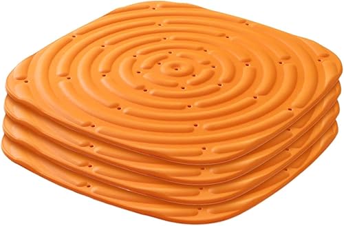 Almohadillas anidables de pollo, 4 almohadillas para pato, gallineros, cajas de anidación, alfombrillas para poner huevos cortables y reutilizables