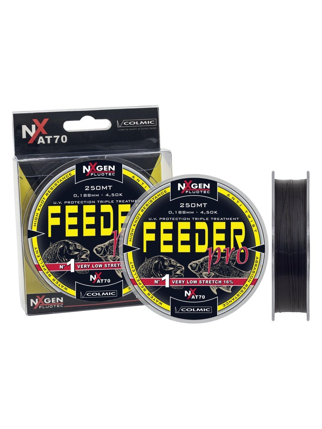 Japanese monofilament reel Colmic Feeder PRO mt.250 ledgering