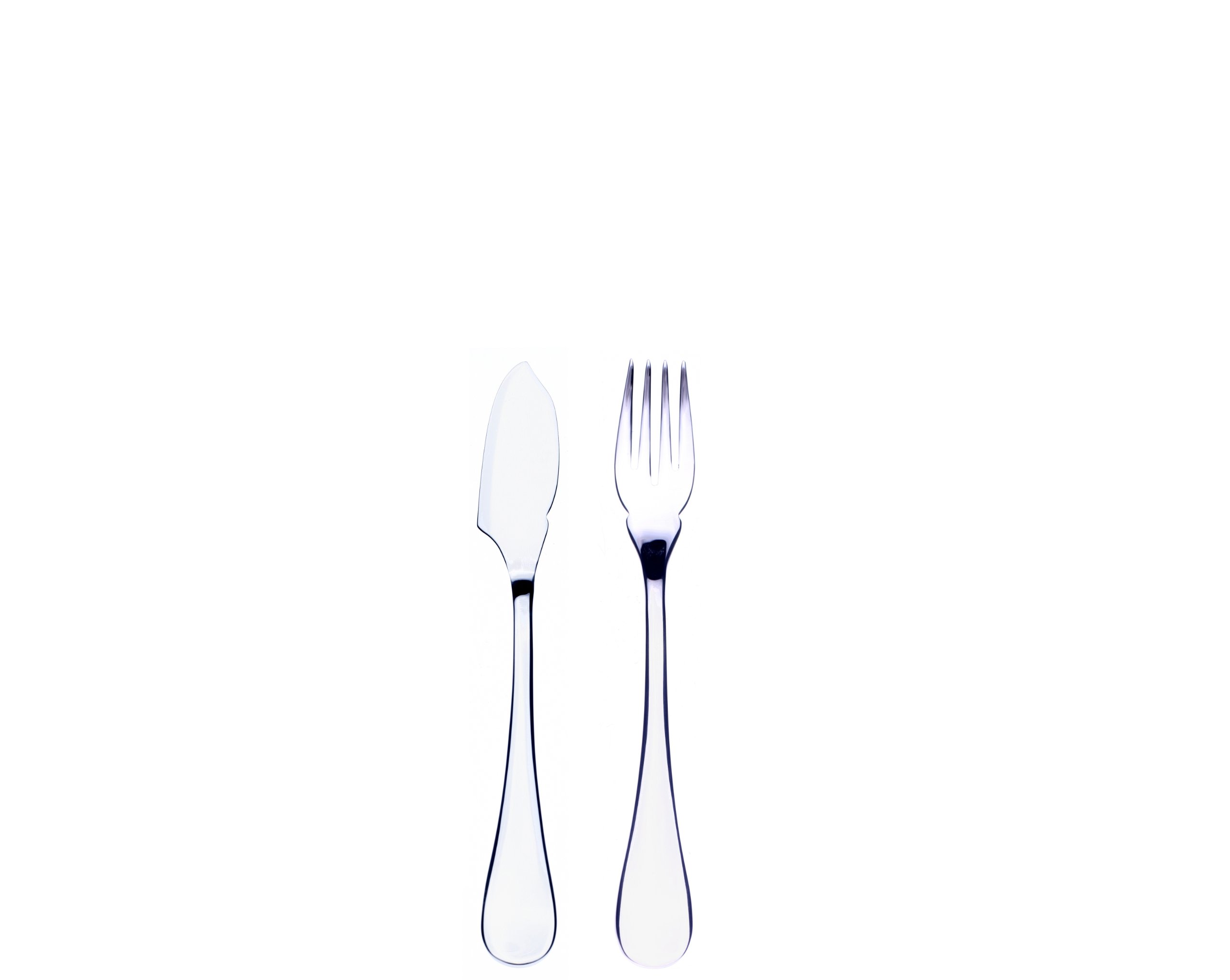 Mepra 24-Piece Brescia Fish Knife Fork Set