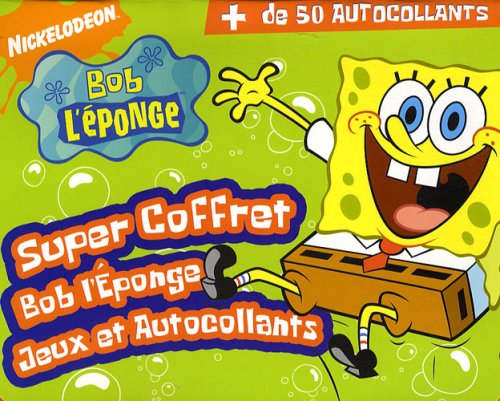 Bob l'éponge : Super coffret Jeux et Autocollants