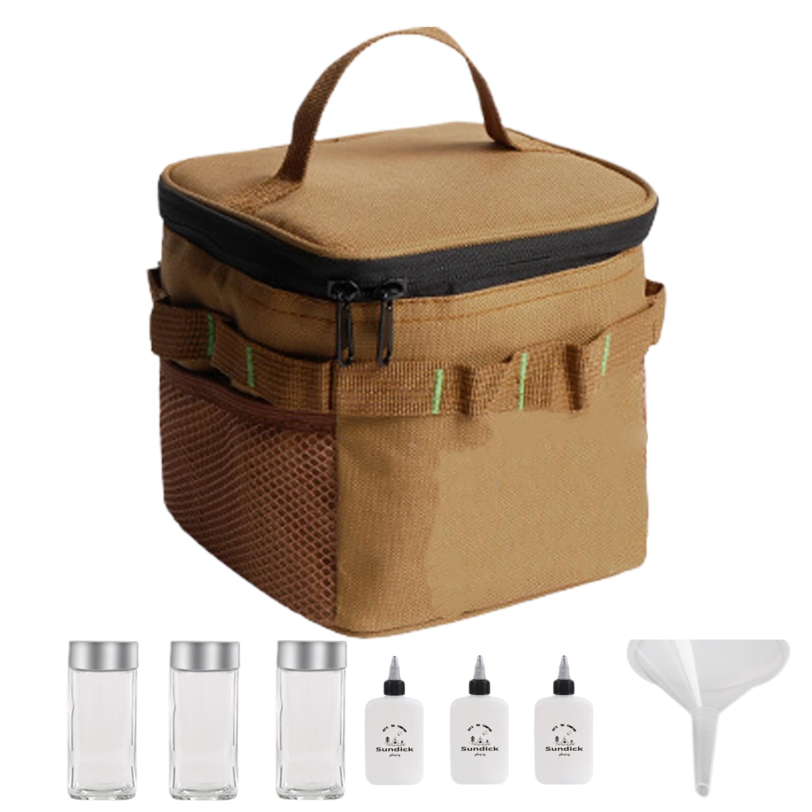 Contenedor para Especias de Camping Set Organizador Impermeable Para 6