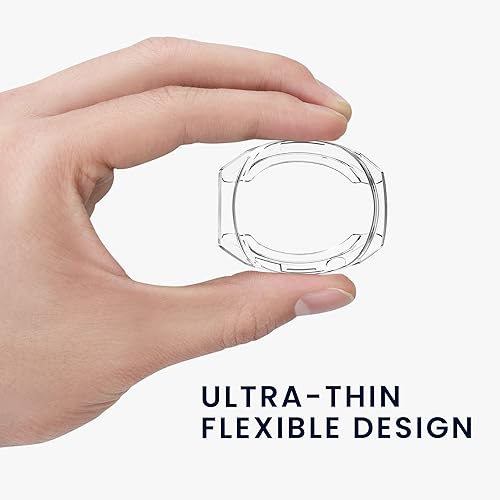 Miniatura 4 de kwmobile Funda compatible con Huawei Watch GT Runner Case - 2X TPU Silicone Fitness Tracker Cover - Transparente