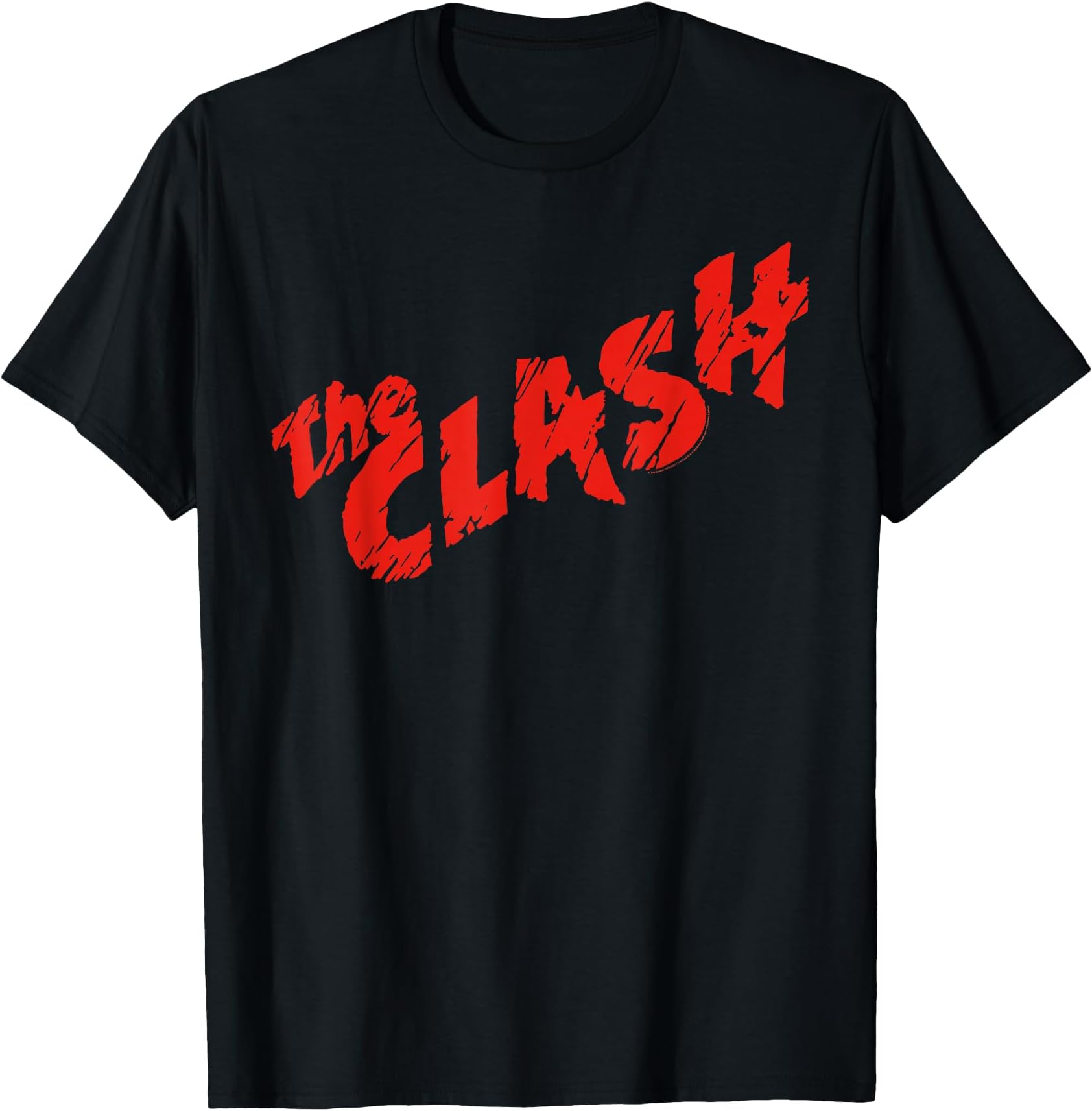 Scratched Red Logo T-Shirt