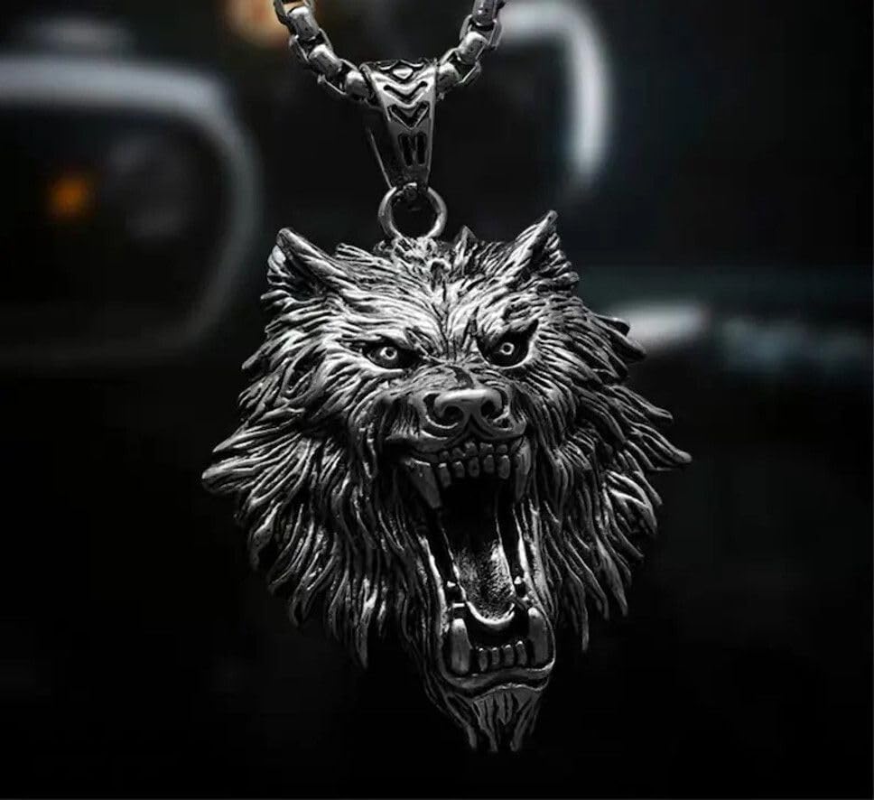 Regulus Men Pendant Wolf Locket Boy Pendant Locket For Boys Rhodium Alloy Pendant-image-12