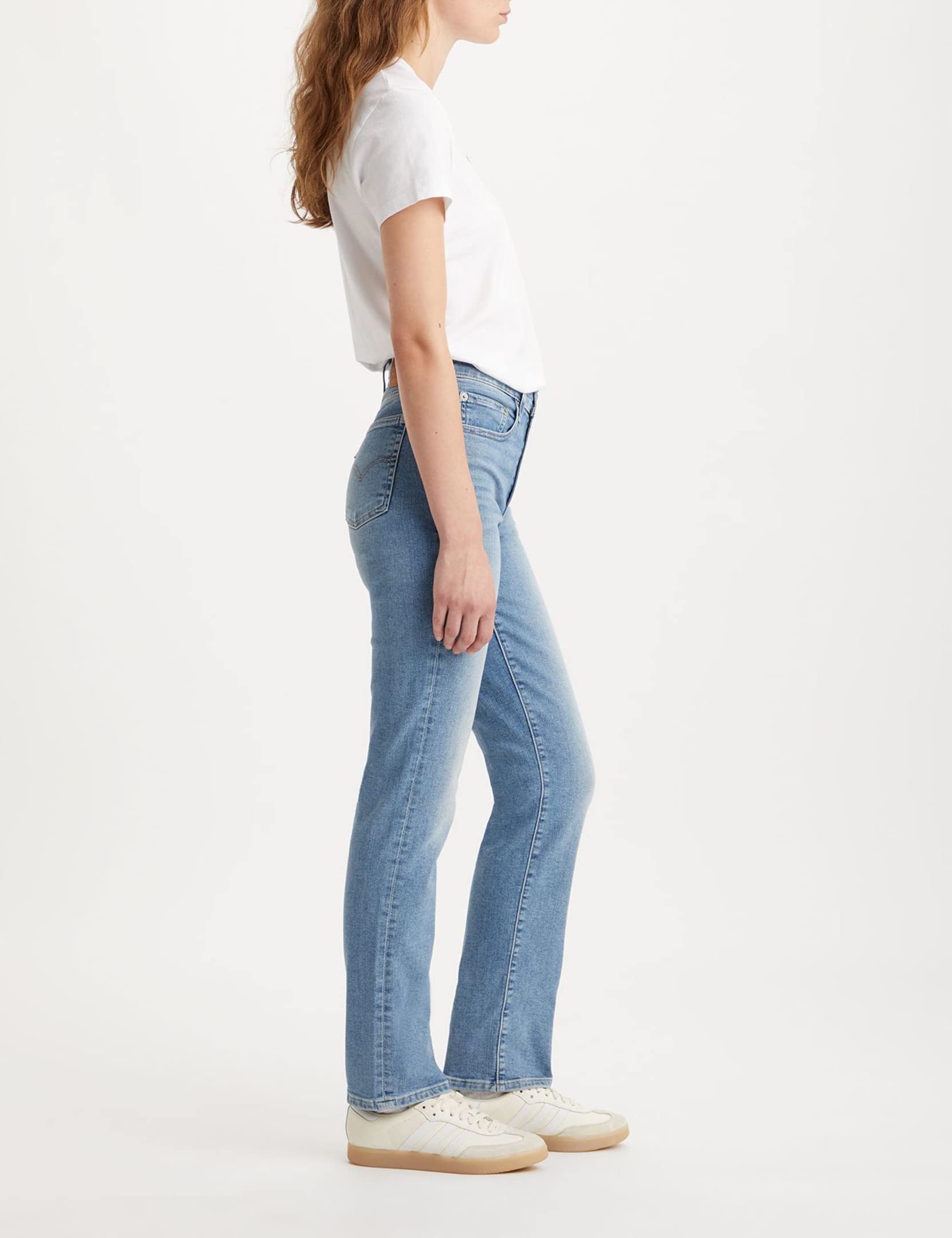 Image secondaire de Levi's Femme Jeans 724 High Rise Straight, Blue Wave Light, 29W / 34L