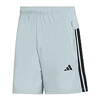 adidas Homme Workout Essentials Base 3 Stripes Woven Short, Wonder Sage/Black