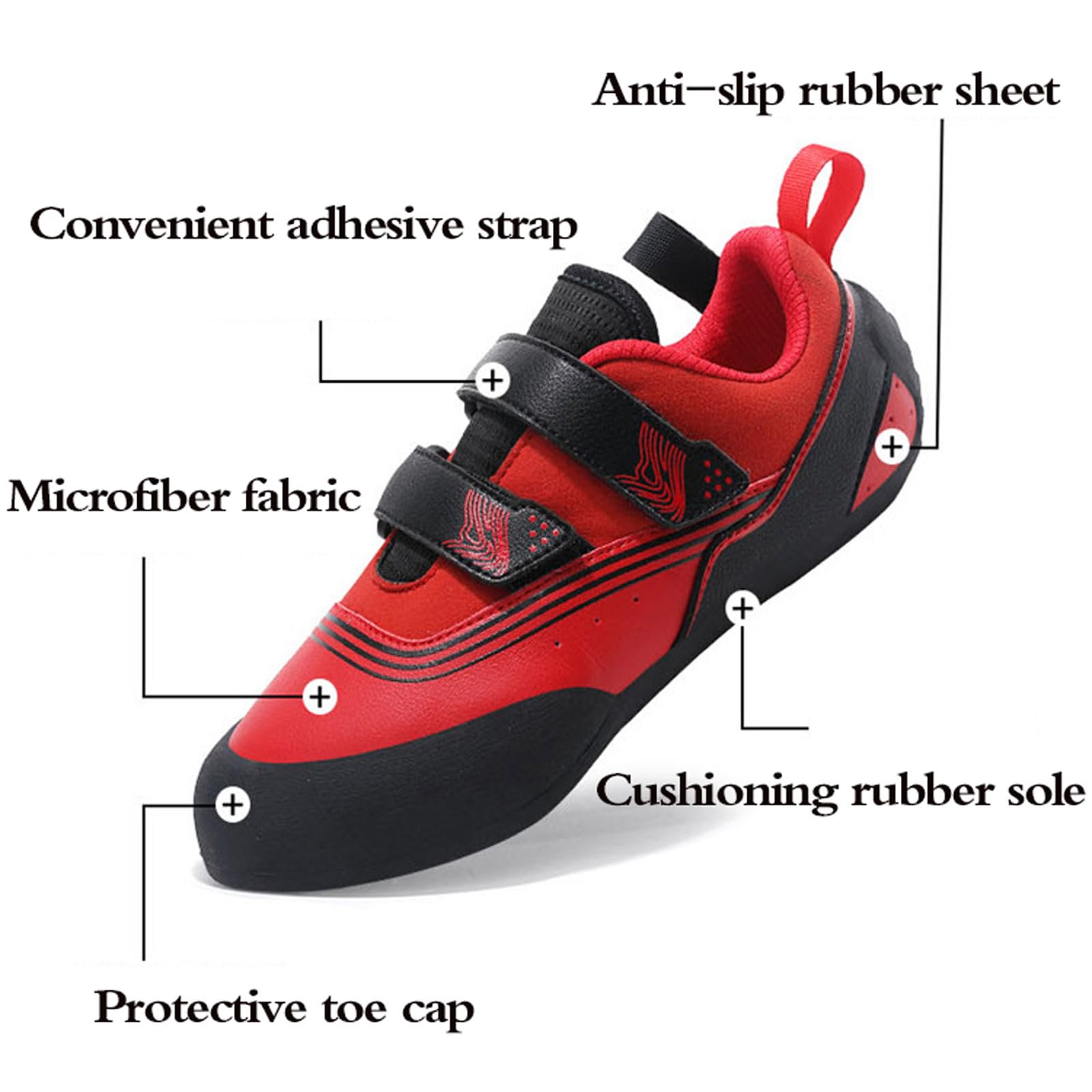 Jugend-Kletterschuhe,Einstiegs-Kletterschuhe für Jungen und Mädchen,Indoor-Klettertraining,boulderschuhe Damen,Boulder Schuhe männer