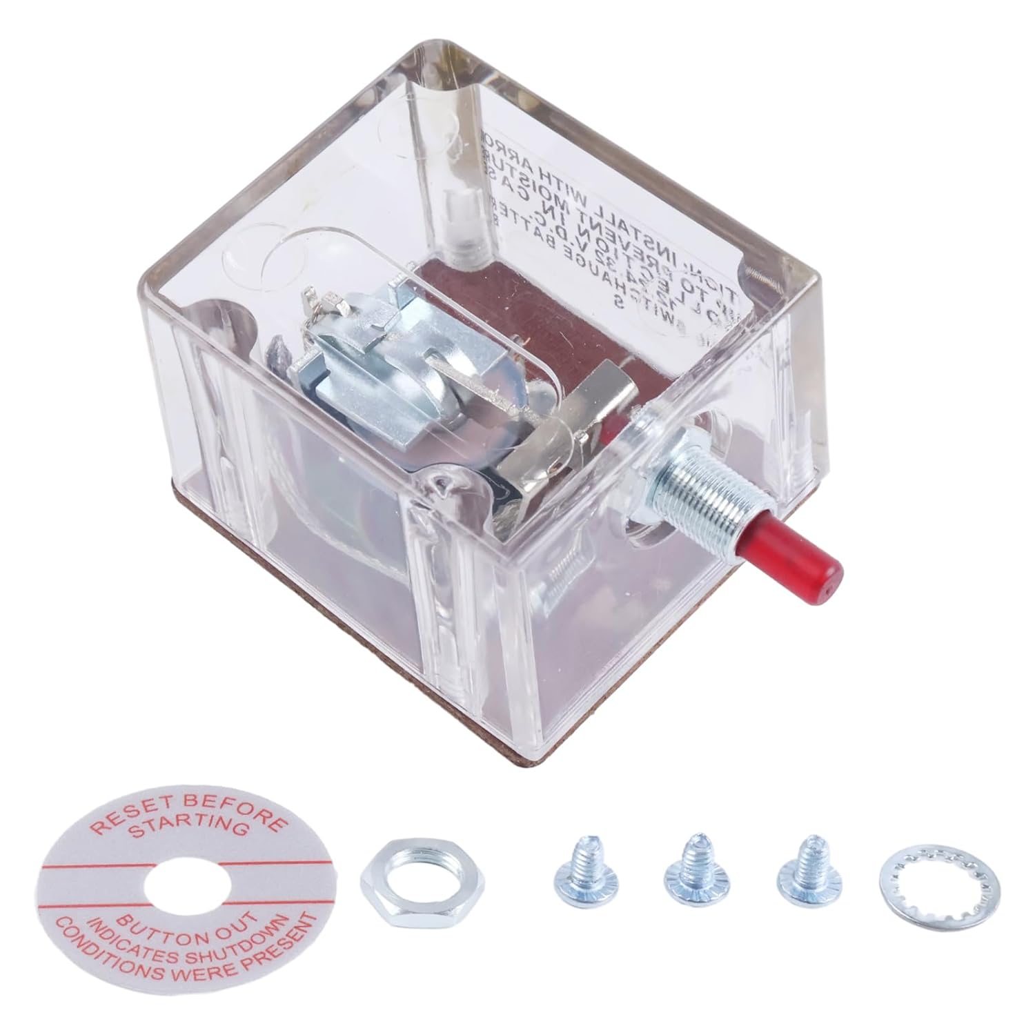 ZTUOAUMA 12V/24V Magnetic Switch 117PH 25700074 Compatible with Murphy WB300 WHB Switchgage Panels for Bandit Chipper Marine Diesel Generator Engines Shutdown Devices and Distributor Ignition