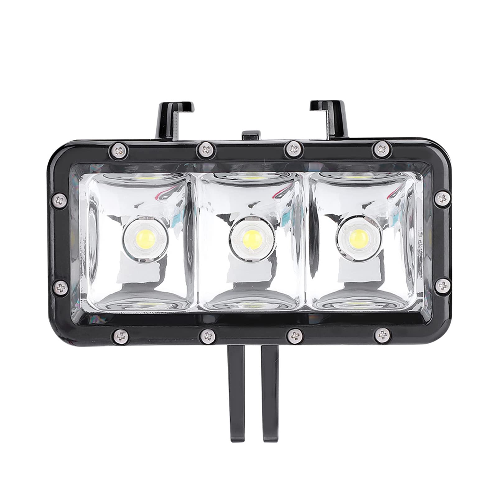 LED Video Light, 40m/130ft Waterproof Heavy Duty Diving Video Light with High Brightness for Vlog