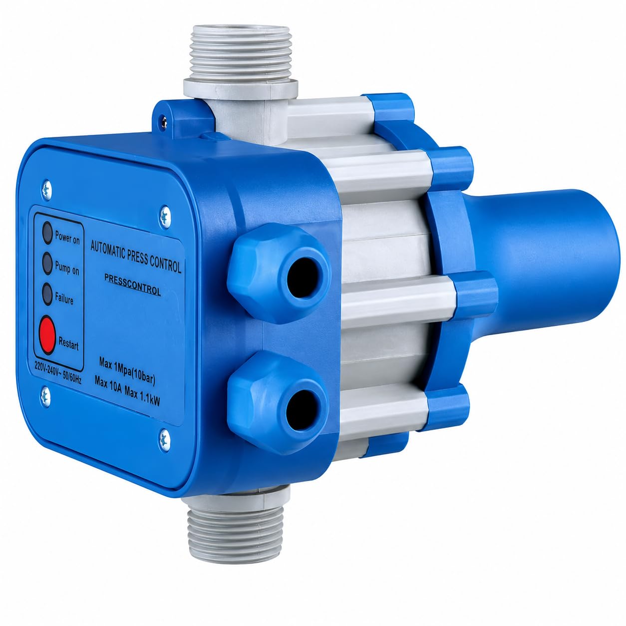 Press Control 1.5 Bar Automatico per Elettropompa Autoclave Controllo Pressione Acqua Protezione Marcia a Secco LEMAG SRL