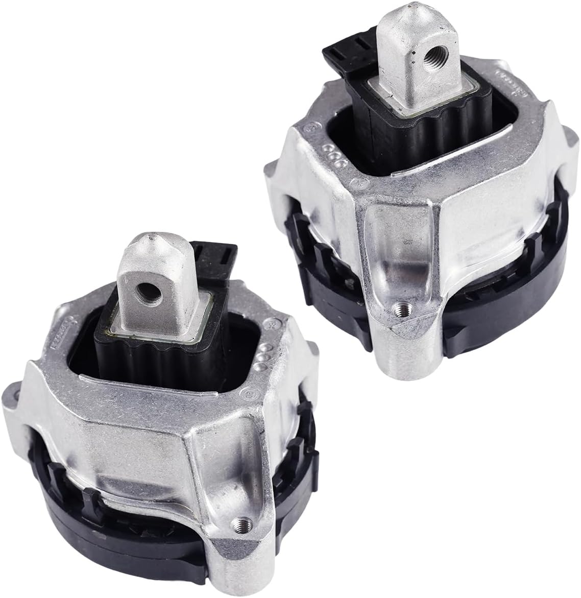 2PCS Engine Motor Mount Left Right Compatible with BMW 530Li xDrive X3 X4 X5 xDrive25i xDrive30i , Replaces 22116860495, 22116860496