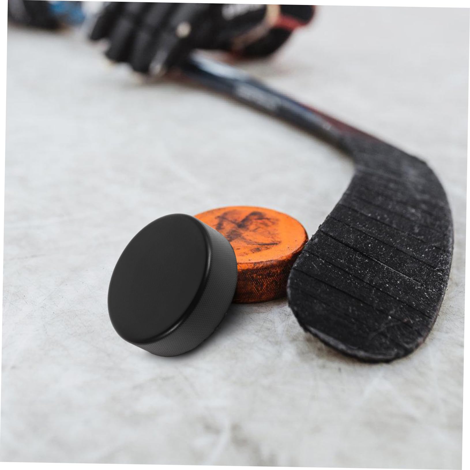 BESPORTBLE Palets de Hockey sur Glace en PU, Lot de 20, Légers et Portables, pour Entraînement et Pratique Personnelle, Noir