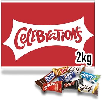 Celebrations Chocolate Bulk Box, Chocolate Gift, Mothers Day Gift, Easter Chocolate, 2kg. Ideal for Gifting, Sharing and Snacks