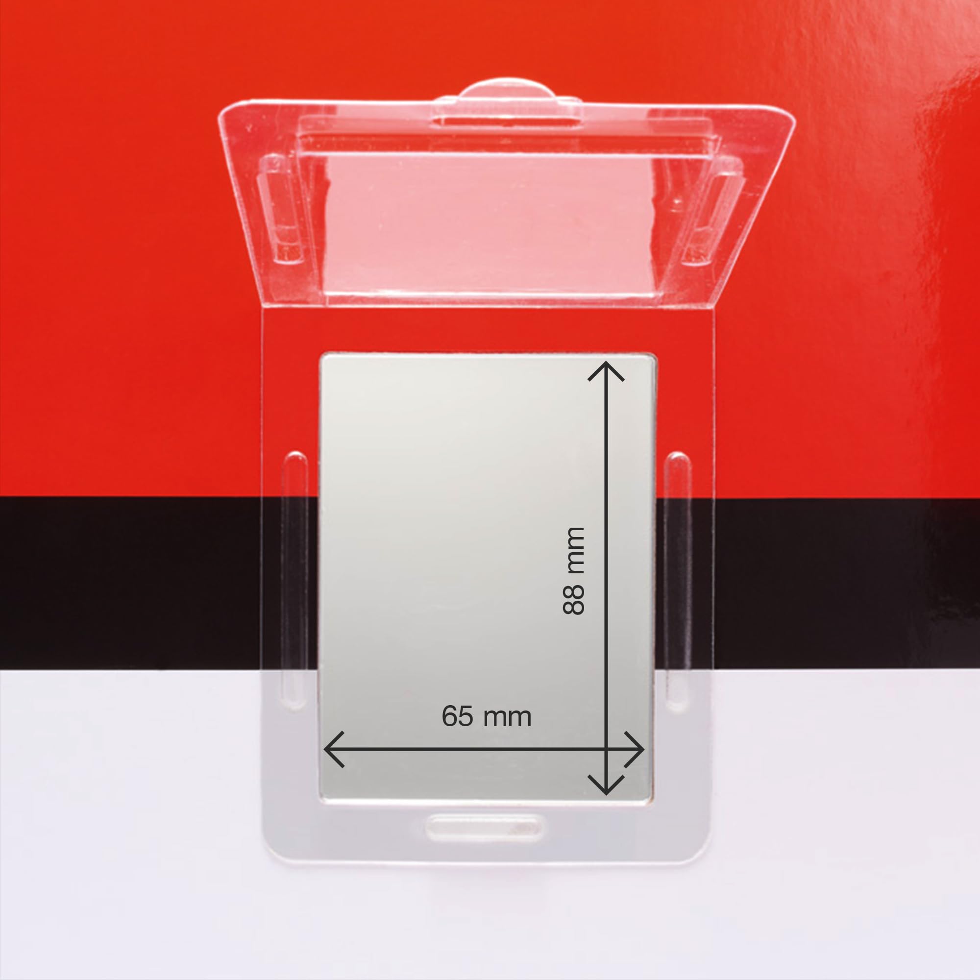 Leuchtturm 372285 TCG Album Pro - für 315 Sammelkarten wie Pokémon oder Digimon - A4 Hardcover rot-weiß - inkl. 5 Grande Pro Hüllen klar