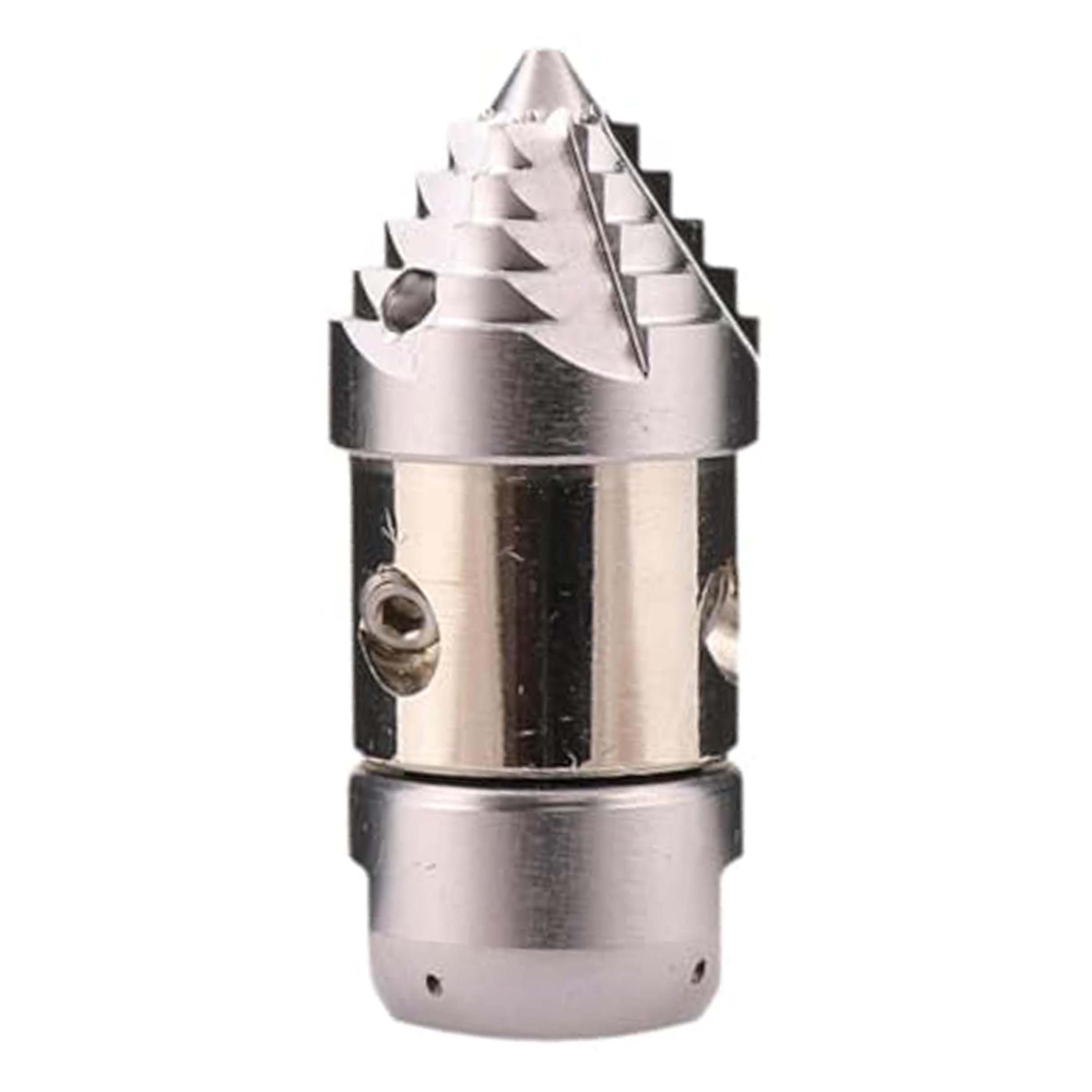 Boquilla de limpieza de drenaje de acero inoxidable G3/8 con chorro giratorio de 25L