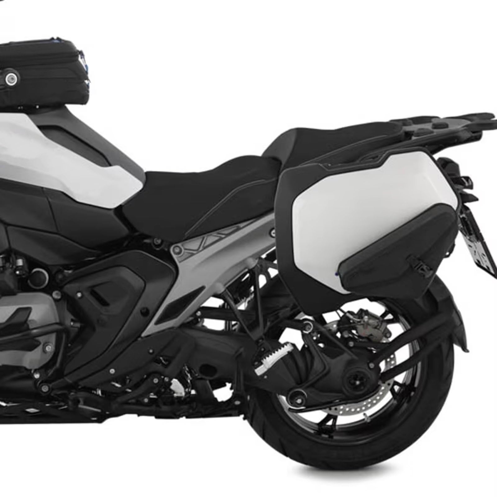 Motorrad Pannier Kompatibel Mit Für R1300GS 2022–2023 Motorrad-Satteltaschen, Gepäckträgertasche, Koffer, wasserdichte Werkzeugtasche, Vario-Koffer, Tasche, Erste-Hilfe-Taschen-Set
