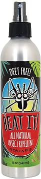 Beat IT! All Natural Deet-Free Insect Repellent 8 oz Aluminum Bottle