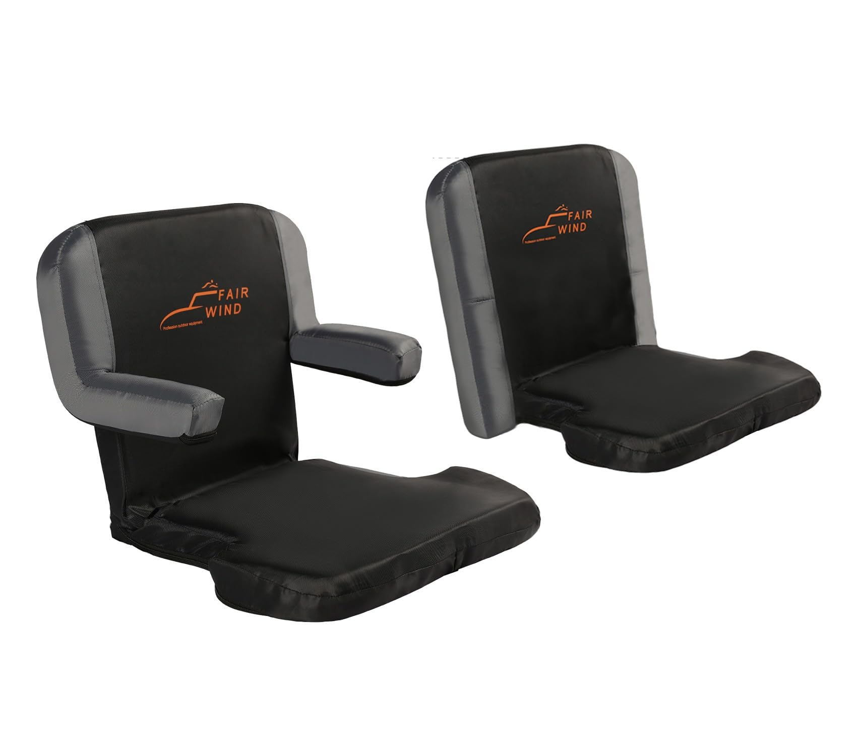 FAIR WIND Padded Wide Stadium Bleacher Seat with Back Support, Portable