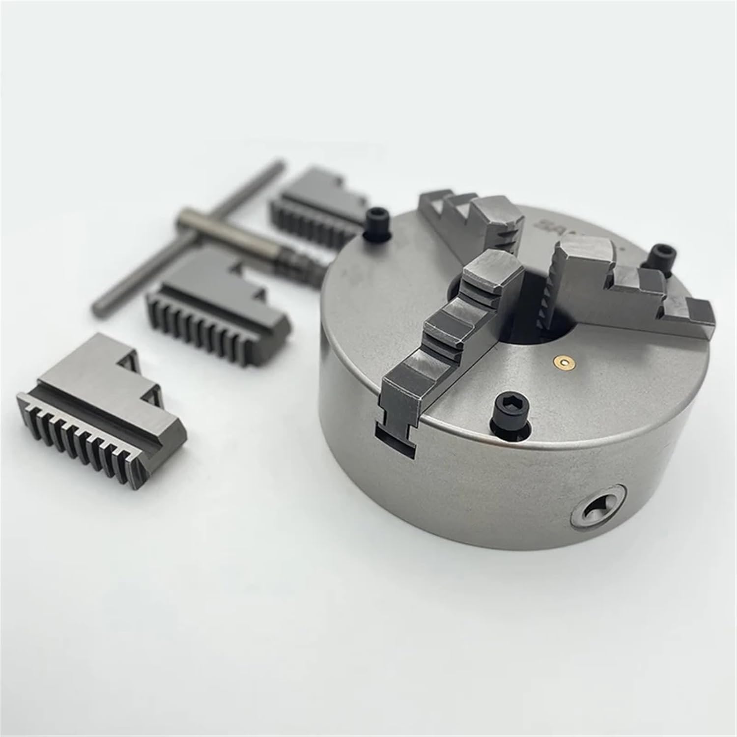 160mm Lathe Chuck 3 Jaw Front Mount 3 Jaw Self-Centering Lathe Chuck K11-160 Metal Lathe Chuck(K11-160 Front Mount)