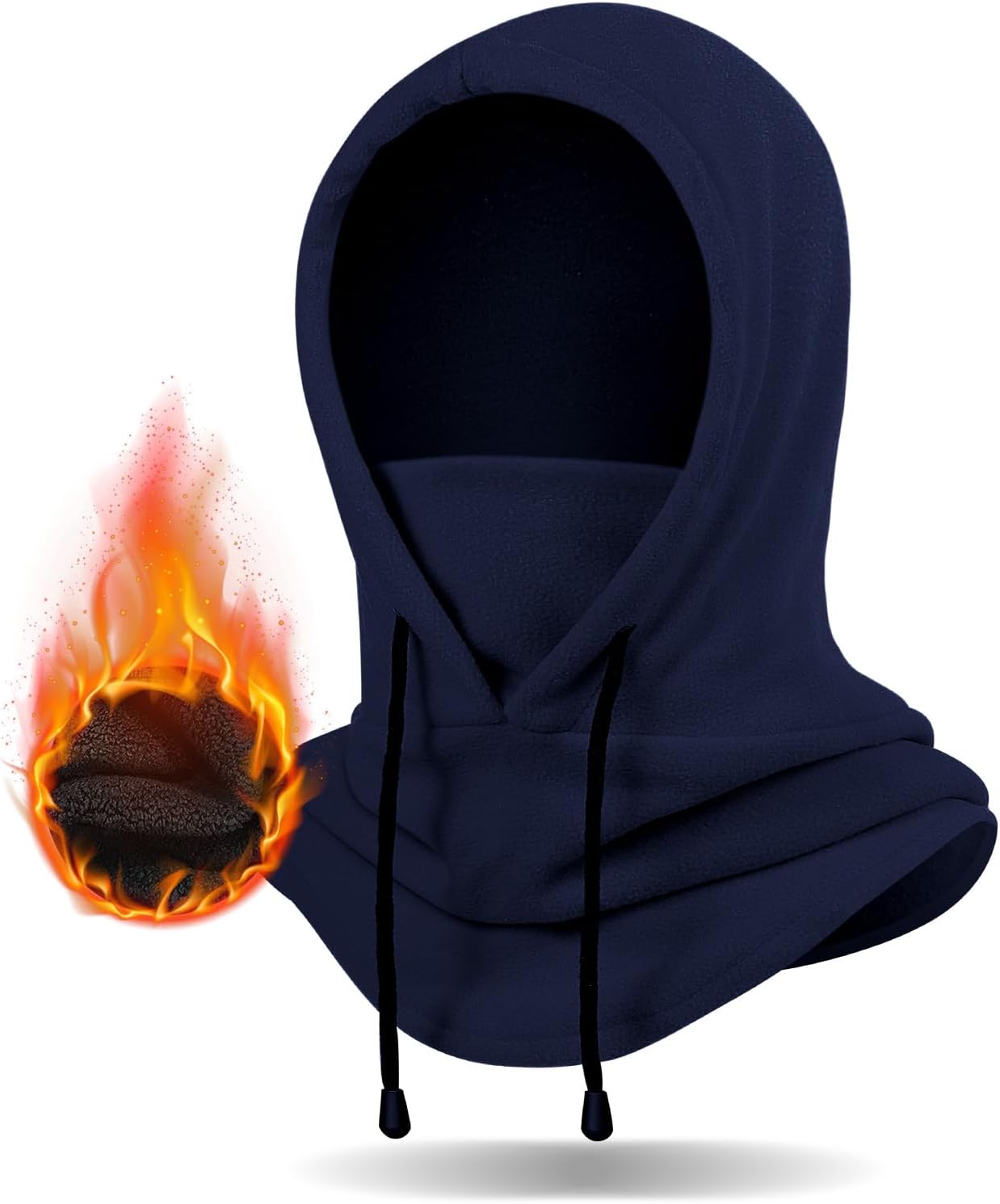Balaclava de invierno para esquí con capucha polar miniatura 1